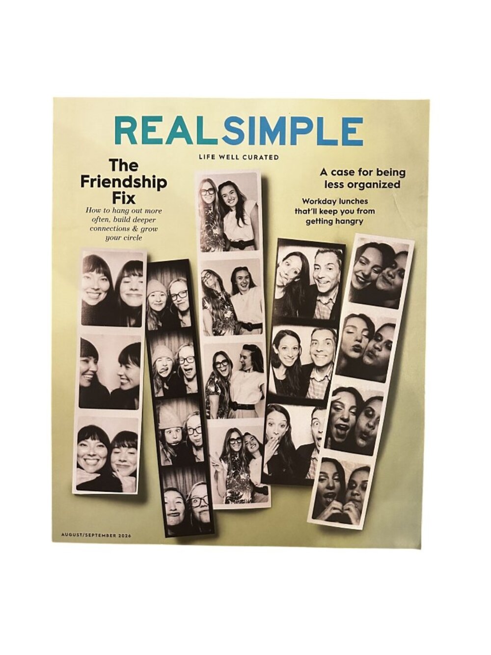 Real Simple Magazine August/September 2026 The Friendship Fix